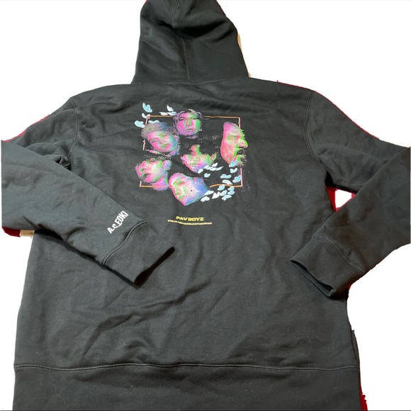 Fav Boyz DIM MAK A.C.E Blk HOODIE Steve Aoki Hiroquest Genesis Tour A.C.E OKI M - Picture 11 of 12